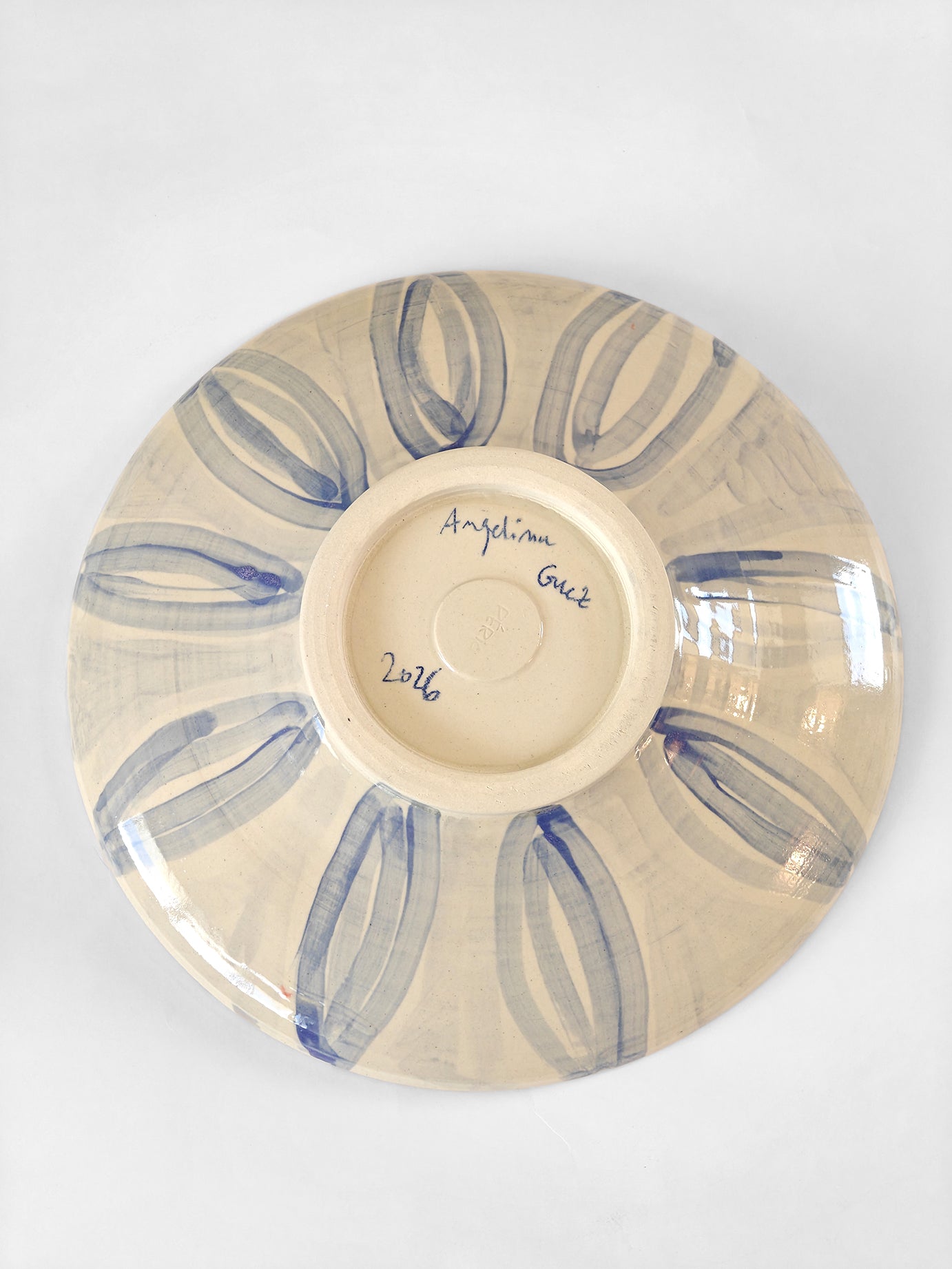 Assiette "Les visages fleurs" 03