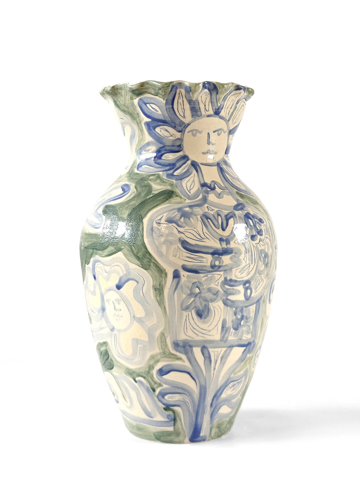 Vase "Les fleurs du Brésil" 01