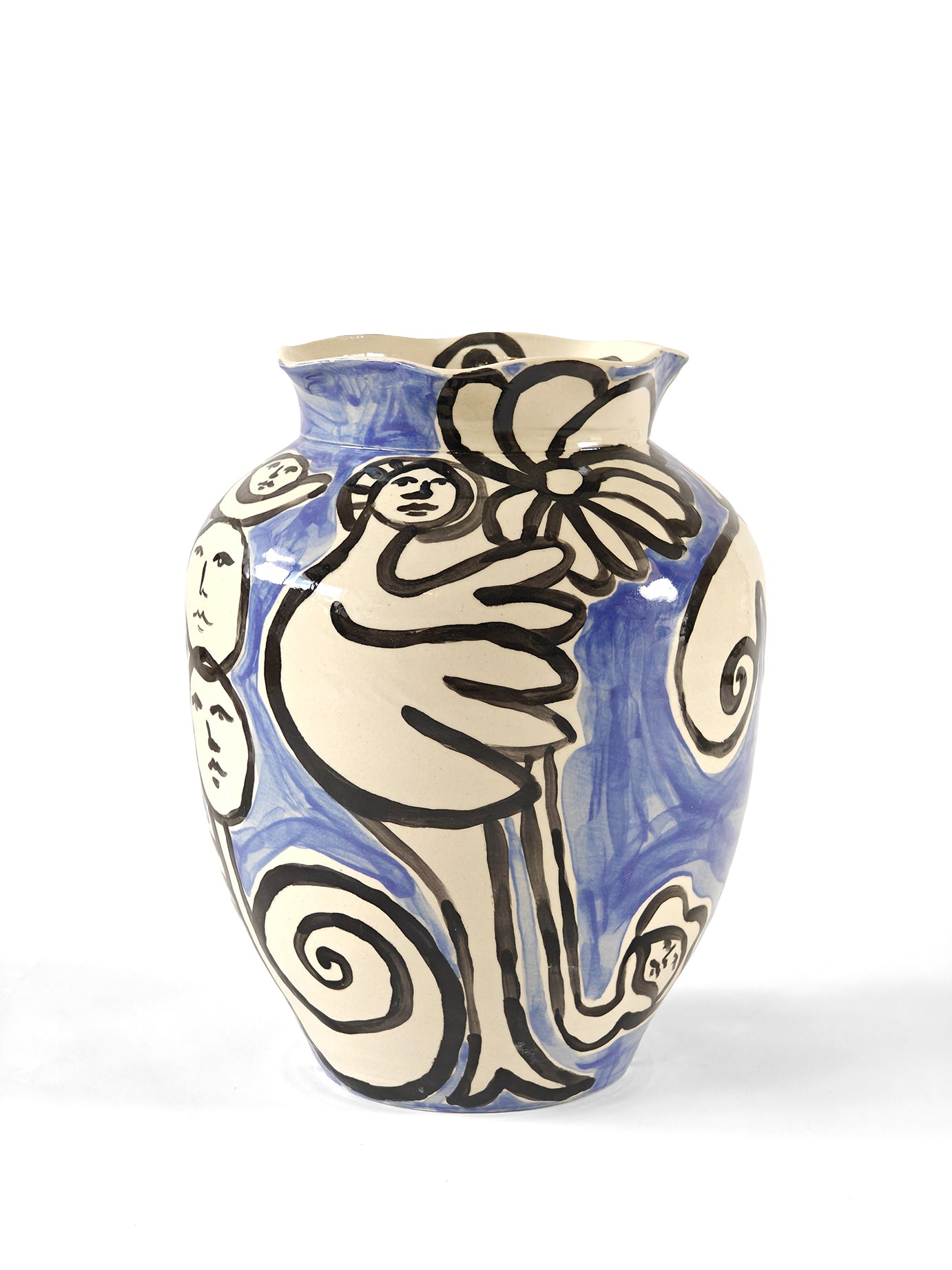 Vase "Les fleurs du Brésil" 06