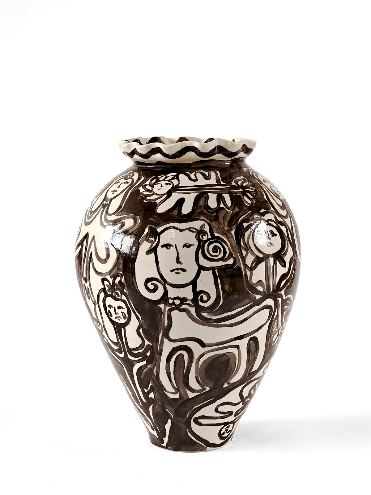 Vase "Les fleurs du Brésil" 01