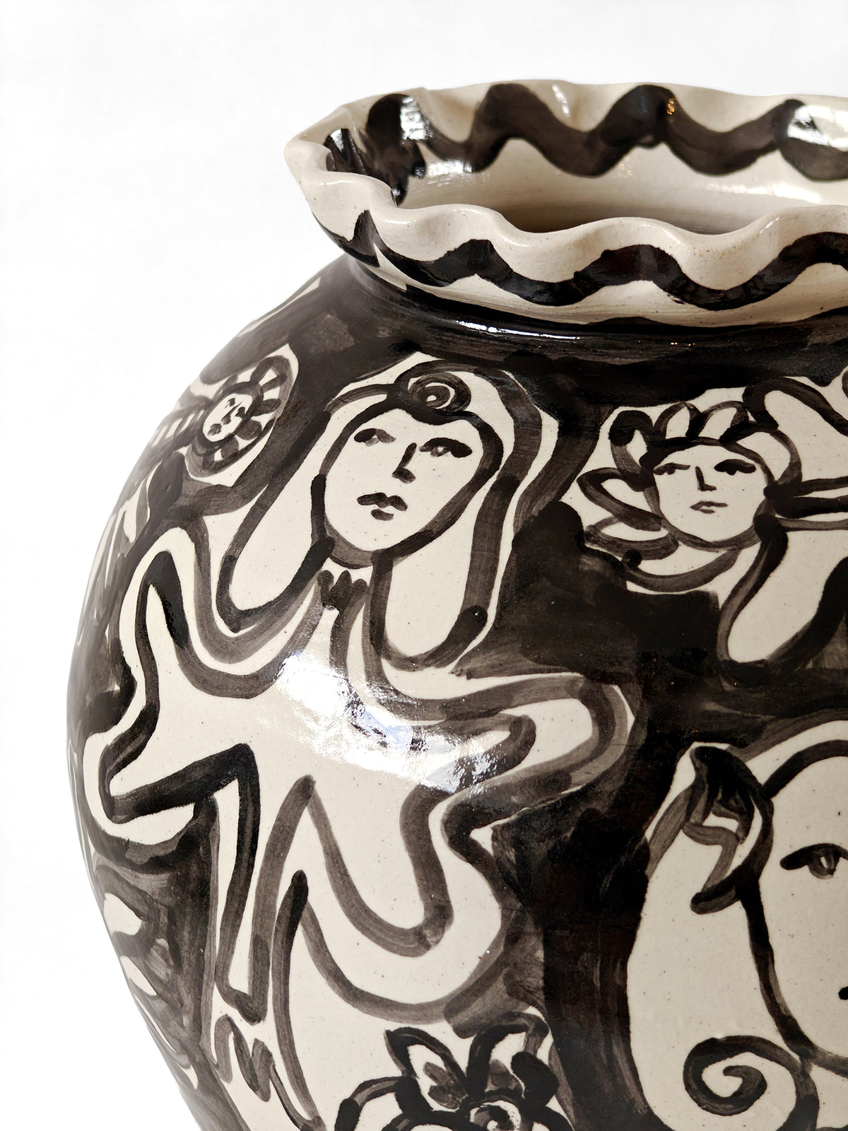 Vase "Les fleurs du Brésil" 01