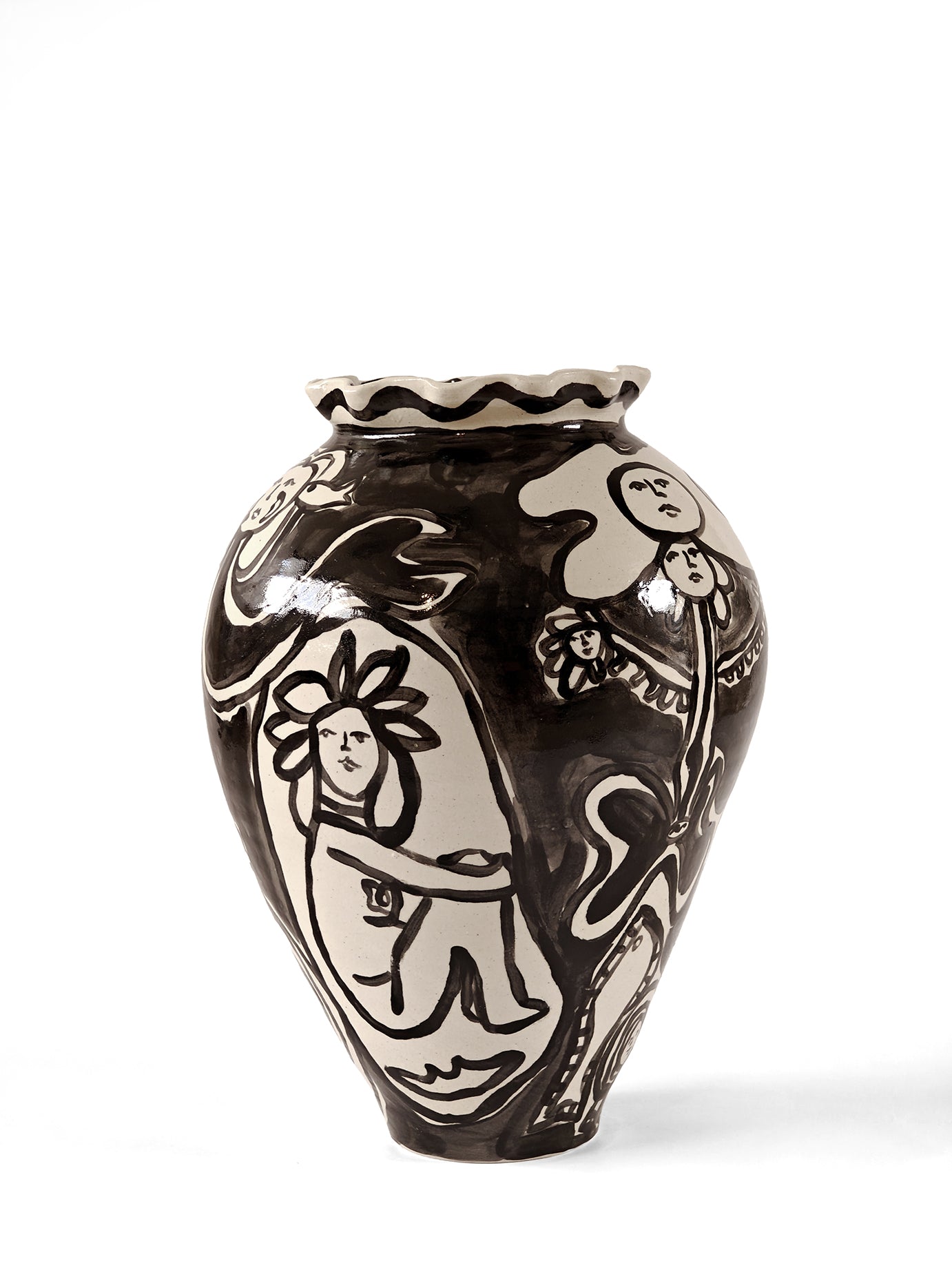 Vase "Les fleurs du Brésil" 01