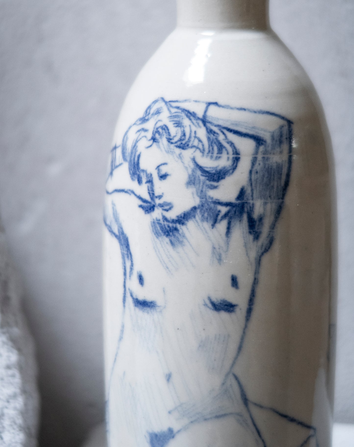 Bouteille femme nue